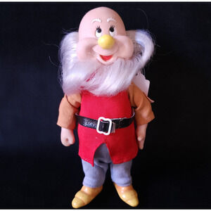 Rare Vintage BIKIN Happy Doll 6.5" Walt Disney Snow White and The Seven Dwarfs